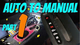 Automatic to Manual Swap Honda Del Sol Part 1 [upl. by Christy]