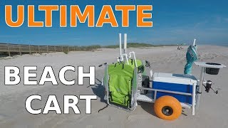 Angelers FishnMate 310 Beach Cart Review [upl. by Ahsenrac]