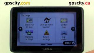 Switch the Map in the Tomtom GO Series with GPS City [upl. by Gnohc]