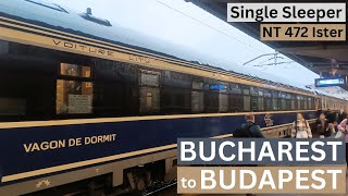 Bucharest to Budapest on a Night Train Ister in a Single Cabin  NT 472 Romania to Hungary by Train [upl. by Lita288]