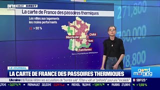 La carte de France des passoires thermiques [upl. by Anaibib285]