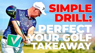 Backswing Basics  Simple Takeaway Golf Swing Drill [upl. by Montana]