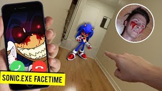 CALLING SONICEXE ON FACETIME AT 3 AM SCRATCHED HIS FACE [upl. by Aihsenal]