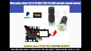 How to repair mercedesBenz 7229 7G VGSTCU Y38N3 gtronic speed sensor by WWWAUTOCHIPSCOM [upl. by Isac]