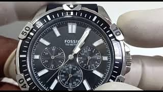 fossil watch chronograph setting [upl. by Hugo15]