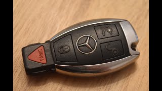 Mercedes Benz key fob battery replacement  EASY DIY [upl. by Zoller]