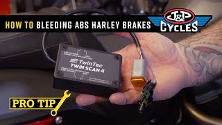 How to Bleed ABS Harley Davidson Brakes  Pro Tip [upl. by Ojeitak]