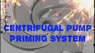 Centrifugal Pump Priming Arrangement  How does it Work [upl. by Dorlisa476]