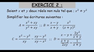 Série 1Exercice 2 partie 2 Les ensemblestronc commun science مجموعات الأعداد جذع مشترك علمي [upl. by Judus]