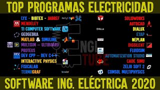 PROGRAMAS 2024 para ELECTRICISTAS ⚡ Top SOFTWARE 2023 Ingeniería ELÉCTRICA 💻 [upl. by Elyrpa373]