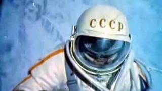 First man in space Spacewalk Alexey Leonov March 18 1965 Color footage [upl. by Anrim99]