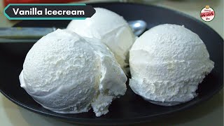 Easy Vanilla Ice Cream  Homemade Vanilla Ice Cream Recipe  Soft Creamy Ice Cream  Dining With You [upl. by Hailed540]