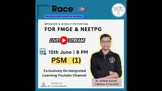 PSM RACE PART 1 Session BY DR ASHISH [upl. by Akima416]