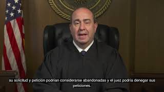 Video de la Corte de Inmigración para inmigrantes en su audiencia preliminar [upl. by Nedia]