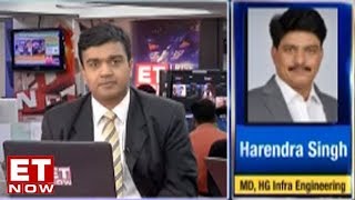 Harendra Singh Of HG Infra On Big Order Win Worth ₹1200cr [upl. by Ayadahs483]