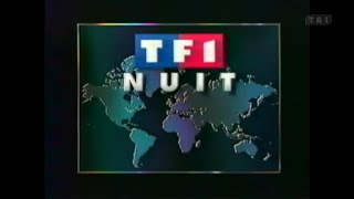 Évolution des génériques du Journal de la Nuit de TF1 19822001 [upl. by Lanni]