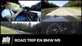 On a testé les autoroutes allemandes et le Nürburgring en BMW M5 [upl. by Aglo250]