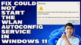 How To Fix Could Not Start the WLAN Autoconfig Service in Windows 1011 Solution [upl. by Ahsiekahs149]