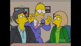 The Simpsons  Homer becomes a car salesman [upl. by Luehrmann]