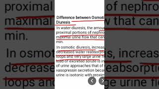 Osmotic Vs Water diuresis [upl. by Imerej]