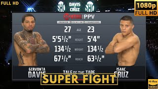 GERVONTA DAVIS USA vs ISAAC CRUZ MEXICO SUPER FIGHT [upl. by Labinnah588]