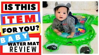 How to INSTALL and USE quotVATOS Tummy Time Baby Water Matquot [upl. by Imoin659]