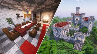 Minecraft Medieval Castle Interior [upl. by Edge554]