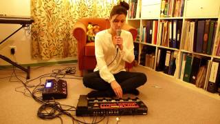 Meredith Monk  Dawn  live looped version by Laura Stavinoha [upl. by Sialac]