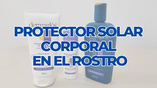 🧐¿Podemos usar estos protectores CORPORALES en el ROSTRO⁉️  Reseña DERMAGLOS EFECTO SECO FPS 30 [upl. by Faxon]