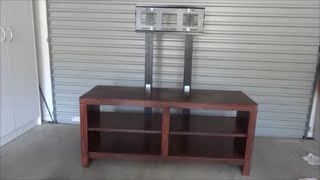 Do it yourself TV mount on Entertainment Unit [upl. by Ainer]