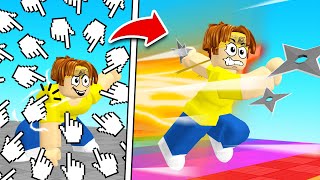 ANIME CLICKER FIGHT RACE In ROBLOX [upl. by Adnopoz]