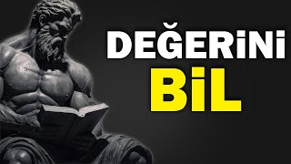 Kendi Değerini Bilmek Seni ZİRVEYE TAŞIR  Stoicism [upl. by Fauch]