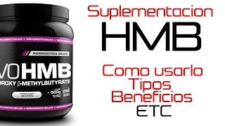 SUPLEMENTO HMB  SUPLEMENTACION DEPORTIVA [upl. by Asatan]