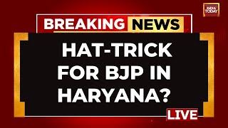 Haryana Results LIVE Big Win For BJP In Haryana  Haryana Assembly Elections LIVE Result Updates [upl. by Asilla]