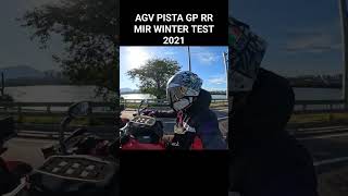 AGV PISTA GP RR MIR WINTER TEST 2021 [upl. by Dupin]