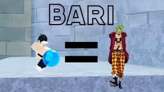 Barrier Showcase Fruit Battlegrounds  Roblox [upl. by Dilahk]