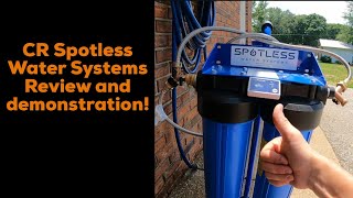 CR Spotless Water System Review and Demonstration [upl. by Eiramoj]