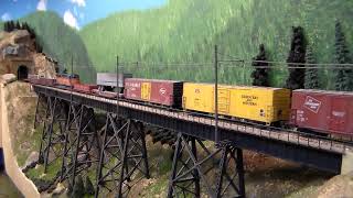 Milwaukee Road Memories in HO Scale Locotrol [upl. by Aihsekel438]