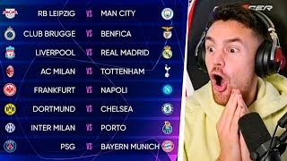 REACCIONANDO AL SORTEO DE LA CHAMPIONS LEAGUE [upl. by Russi]