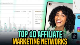 Top 10 Affiliate Marketing Networks To Start Earning [upl. by Sacul524]