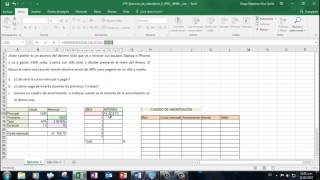 Ejercicios de Excel  Funciones financieras Caso1 [upl. by Ahsiak304]