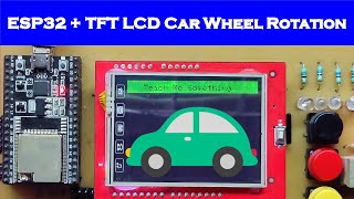 24 TFT LCD Shield with ESP32  Wheel Animation MCUFriend  TFT LCD Touch  Teach Me Something [upl. by Lux]