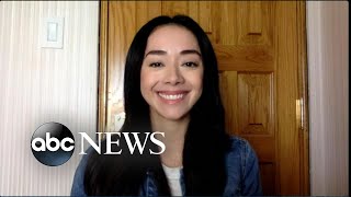 Aimee Garcia talks diversity in Hollywood Netflix Christmas film l ABCNL [upl. by Whitnell959]