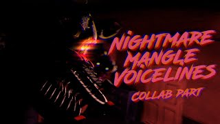 「SFM FNAF」Nightmare Mangle Voicelins for k8tsfm362 [upl. by Rybma]