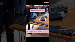 How to Fold Jeans to Save Space [upl. by Rico]