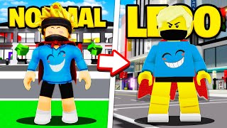 We Became LEGO in Roblox BROOKHAVEN [upl. by Bunde374]