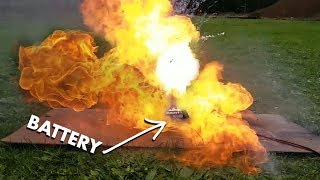 WHEN LITHIUM BATTERIES EXPLODE  VLOG0121 [upl. by Eitisahc869]