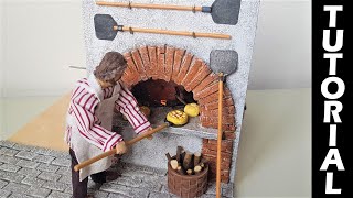 💡 TUTORIAL Fornaio in movimento 🍞con forno a legna  come costruirlo ⚙️1°parte  Presepe meccanico [upl. by Hewe]