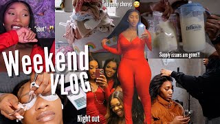 weekend vlog newborn trenches girls night out beauty maintenance increased milk supply amp more ♡ [upl. by Fleisig346]