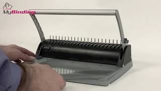 GBC BindMate Manual Comb Binding Machine Demo [upl. by Ninaj]